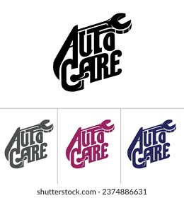 Auto care logo design, Auto Service, auto garage, service center, Detailing auto logo, 