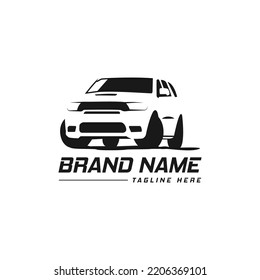 Auto Care Logo Suv Template Car Vector