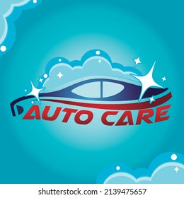 Auto Care Logo Vector Template