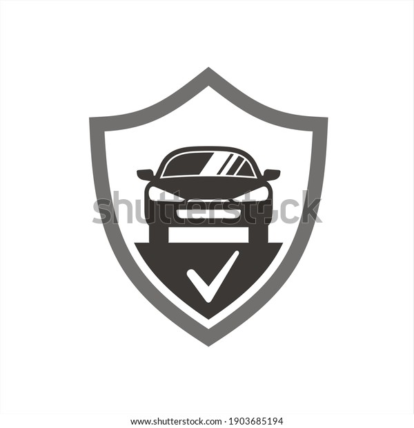 auto care symbol, icon template for auto
insurance. and service.