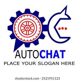 AUTO-CHAT VEKTOR SLOGAN HIER PLATZIEREN