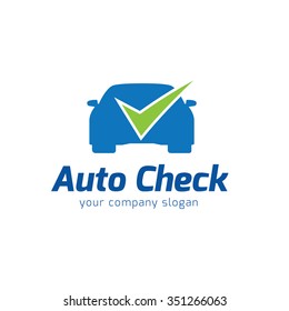 Auto Check Car Services Logo Template