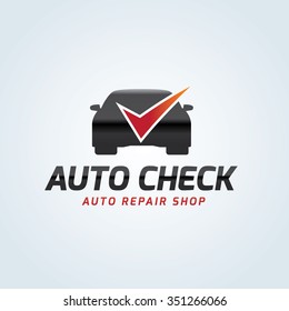 Auto Check Car Services Logo Template
