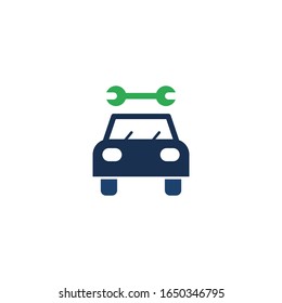 Auto check logo template vector icon design