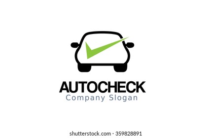 Auto Check Logo Vector Symbol Design Illustration
