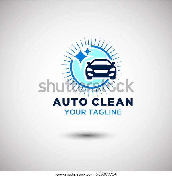 Auto Clean Logo Vector. Automotive and\
Transportation Logo\
template