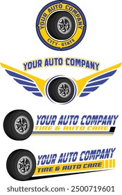 Auto Company (4 logo options) Insert your company name