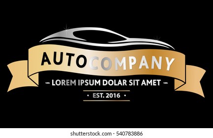 Auto Company Logo Design. Vector and illustration.