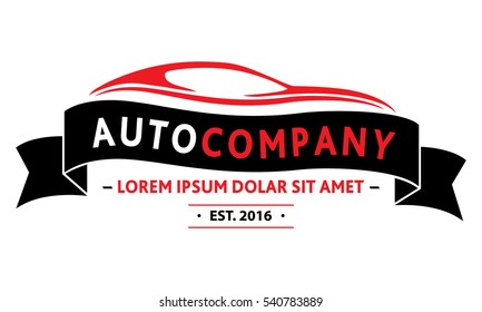 Auto Company Logo Design. Vector and illustration.