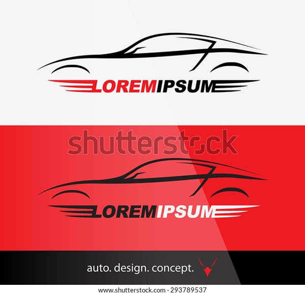 Auto Company Logo Vector Design Concept Stock Vector (Royalty Free ...