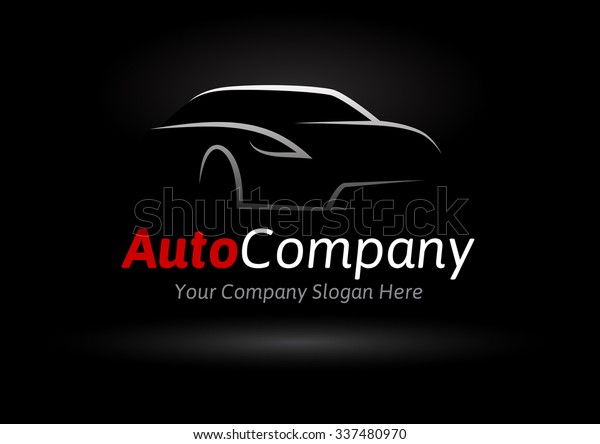 Auto Company Logo Vector Design Concept Stock Vector (Royalty Free