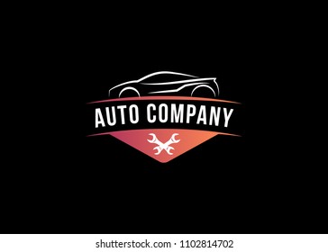 Auto Company Logo, Vector illustration