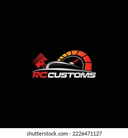 auto customization repair and performance logo