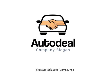 Auto Deal Logo Vector Symbol Design Illustration