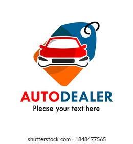 Auto dealer logo template illustration