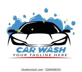 auto detailing and car wash logo vector for automotive car business