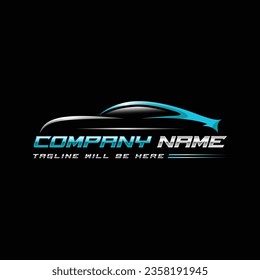 Auto detailing logo, car detailing logo design template