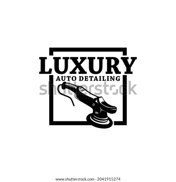 Auto Detailing Logo Design, Image, Template,\
Polisher, Luxury, Vector