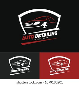 Auto Detailing Logo Design Template-Automotive Kollisionslogo. Modern Auto Company Logo Design Konzept.