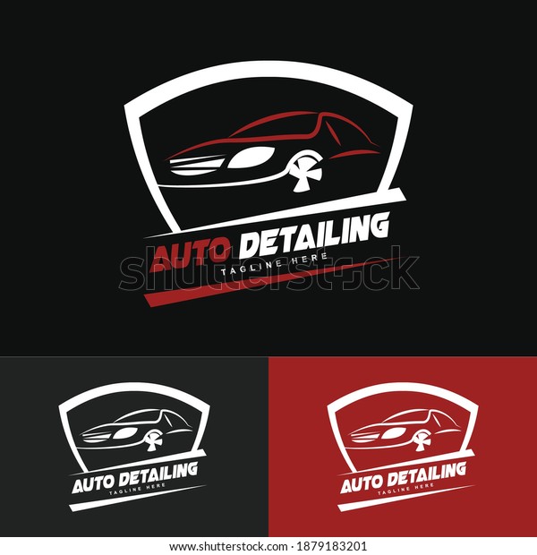 Auto Detailing Logo\
Design Template-Automotive collision logo. Modern Auto Company Logo\
Design Concept.