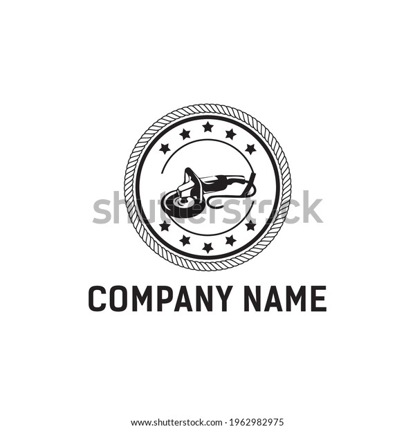auto detailing\
polisher car logo design