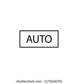auto. Element of photography icon for mobile concept and web apps. Thin line auto can be used for web and mobile on white background