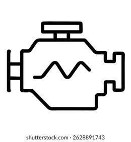 Auto engine icon on white background vector
Vector icon cars