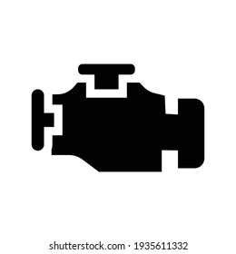 Auto-Engine-Symbol.Getriebe,mechanisch (Vektorgrafik)