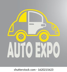auto expo Details of the car emblem