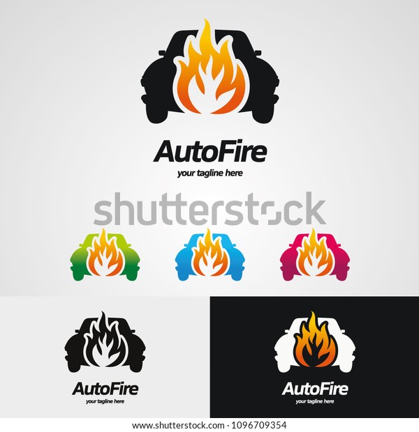 Auto Fire Logo Designs\
Template