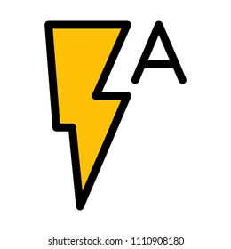 Cartoon Lightning Flash Clip Art Vector Stock Vector (Royalty Free ...