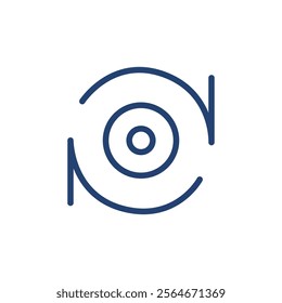 Auto focus icon Outline icon sign