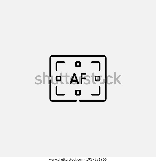 Auto focus icon sign vector,Symbol, logo\
illustration for web and\
mobile