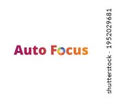 Auto Focus Logo which represents the focus of camera