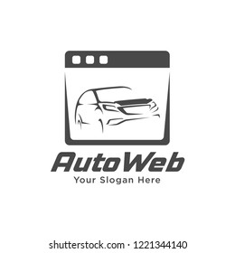 Auto Forum Logo Template Design Vector, Emblem, Design Concept, Creative Symbol, Icon. auto blog logo. vector design. auto forum.