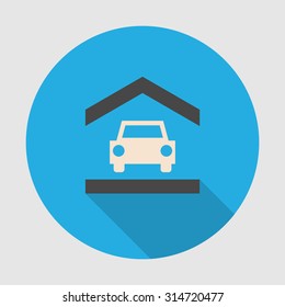 Auto garage icon