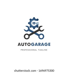 Auto Garage Logo Icon Template Vector Illustration