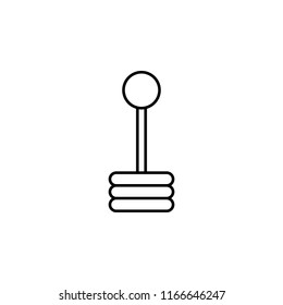 auto gear stick icon. Element of car workshop icon for mobile concept and web apps. Thin line auto gear stick icon can be used for web and mobile