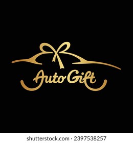 Auto Gift logo. Vector and illustration.