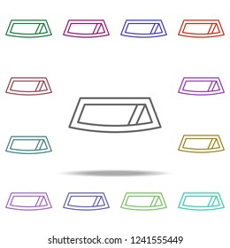auto glass icon. Elements of auto workshop in multi color style icons. Simple icon for websites, web design, mobile app, info graphics on white background