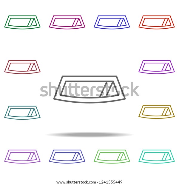 auto glass icon. Elements of auto\
workshop in multi color style icons. Simple icon for websites, web\
design, mobile app, info graphics on white\
background