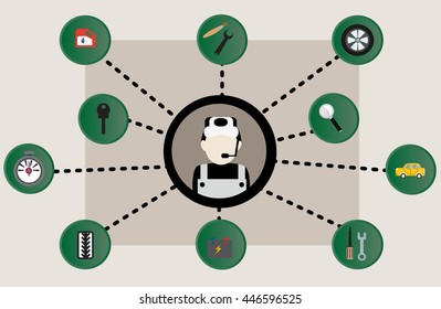 auto icon design