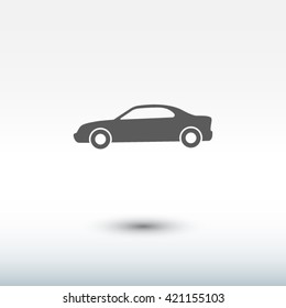 auto icon. One of set web icons