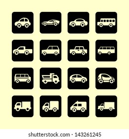 Auto icon set