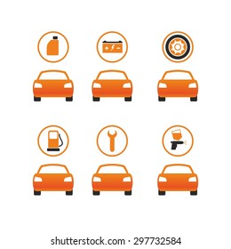 Auto icon set