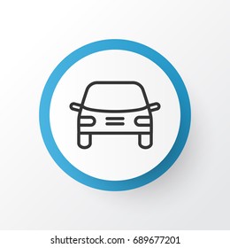 Auto Icon Symbol. Premium Quality Isolated Automobile Element In Trendy Style.