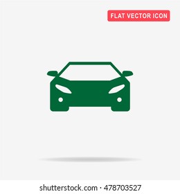 Auto icon. Vector concept illustration for design.