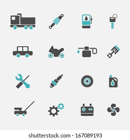 Auto icons set.