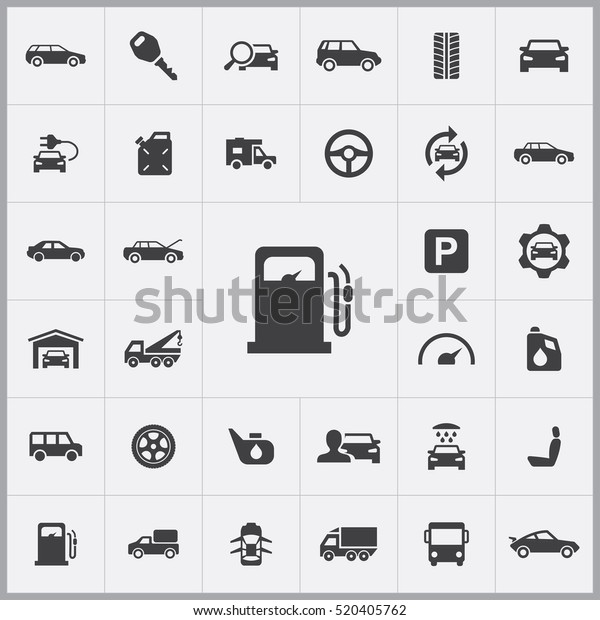 auto icons\
universal set for web and\
mobile