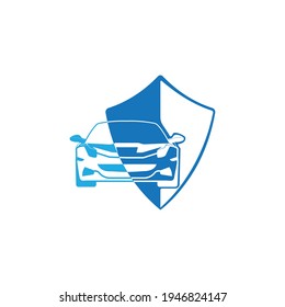 Auto Insurance Icon vector logo design